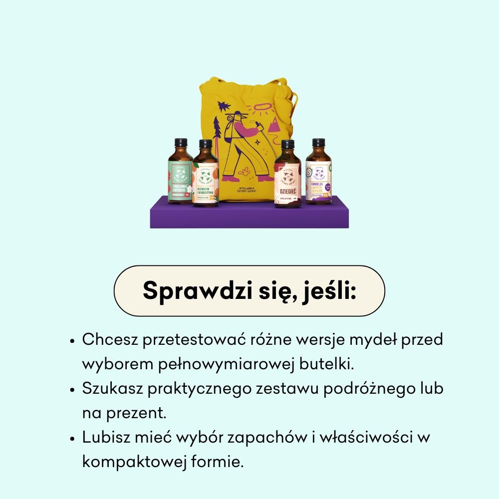Mydło Set - zestaw 4 mini mydeł