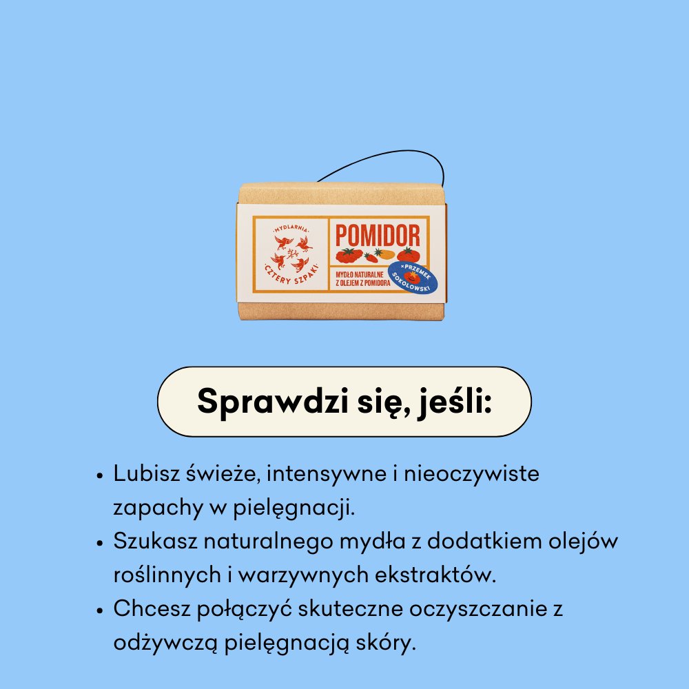 Pomidor x Przemek Sokołowski - naturalne mydło w kostce