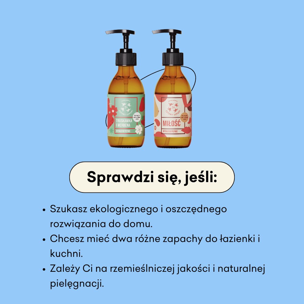Dwupak mydeł w płynie sprawdzi się jeśli szukasz ekologicznego i oszczędnego rozwiązania do domu.