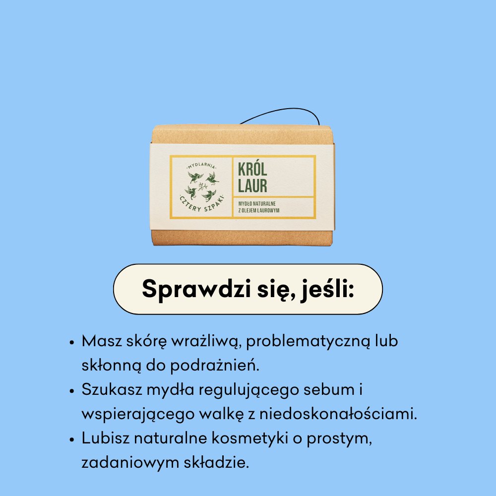 Król Laur - naturalne mydło w kostce 