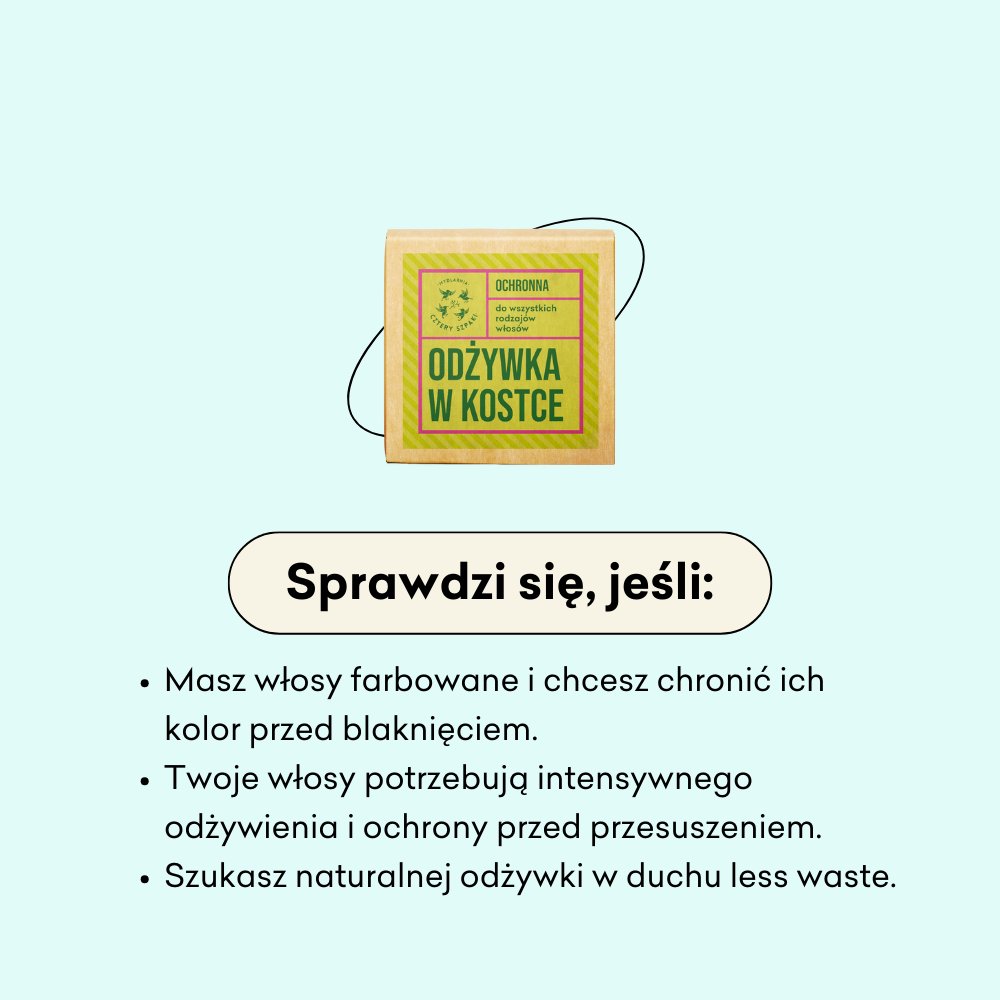 Ochronna odżywka w kostce - Leśna Róża