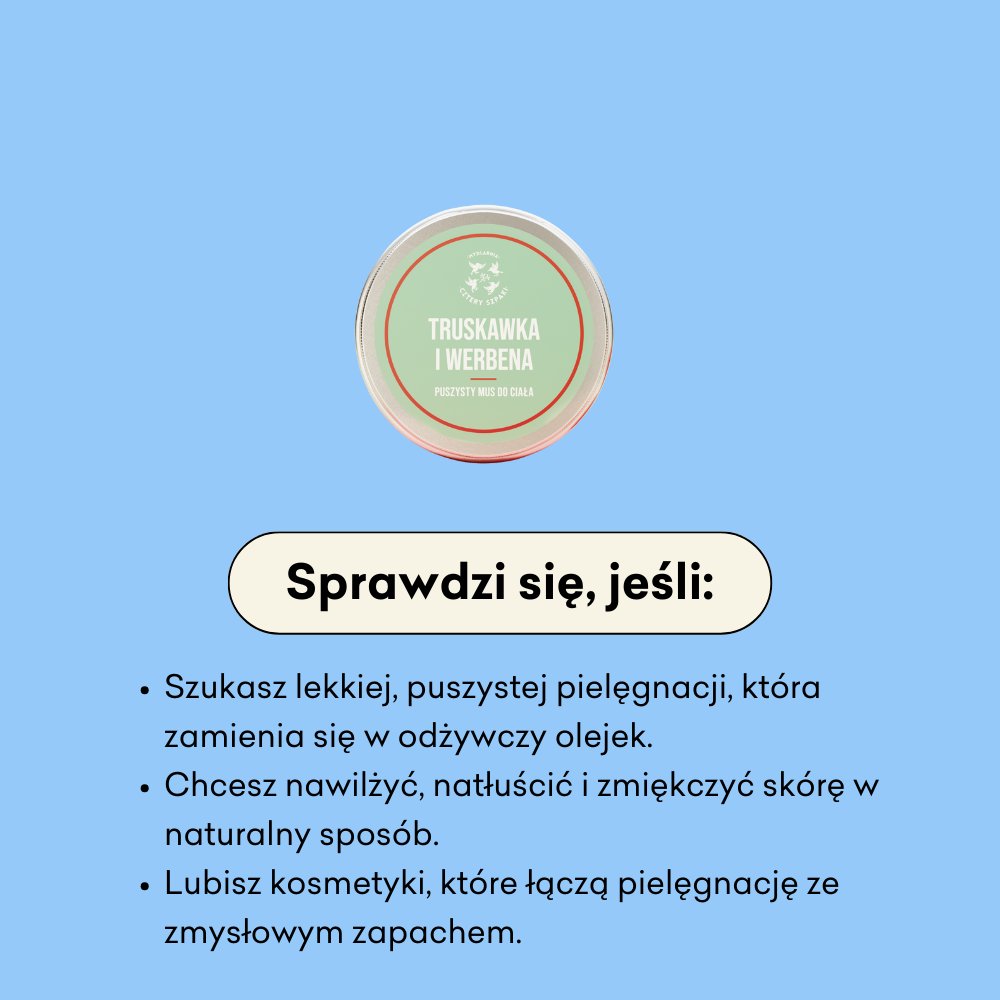 Puszysty mus do ciała Truskawka i Werbena w puszce