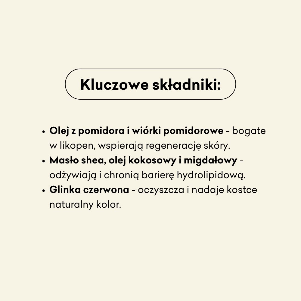 Pomidor x Przemek Sokołowski - naturalne mydło w kostce