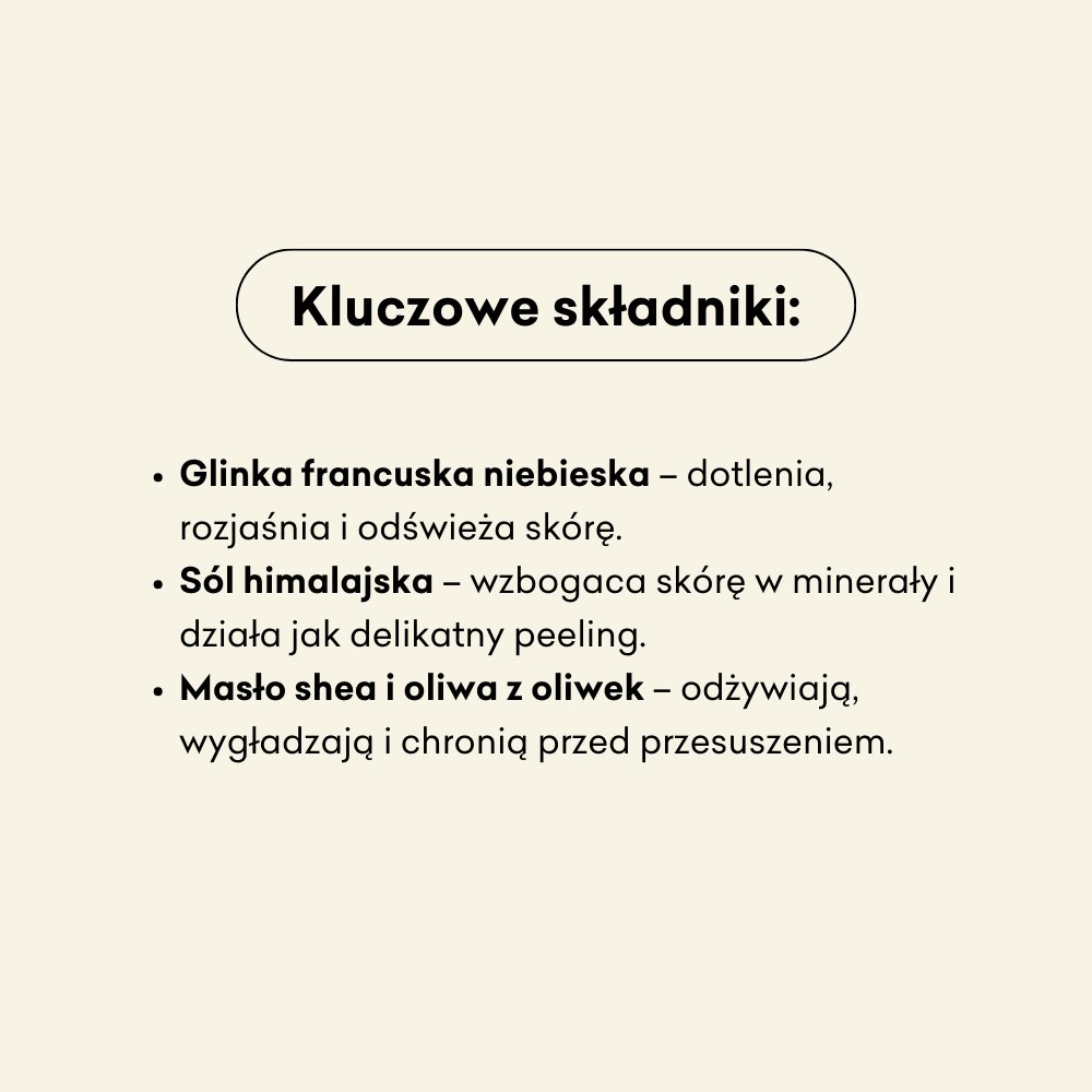 Mydło naturalne z solą himalajską i błękitną glinką francuską Słona Lawenda 