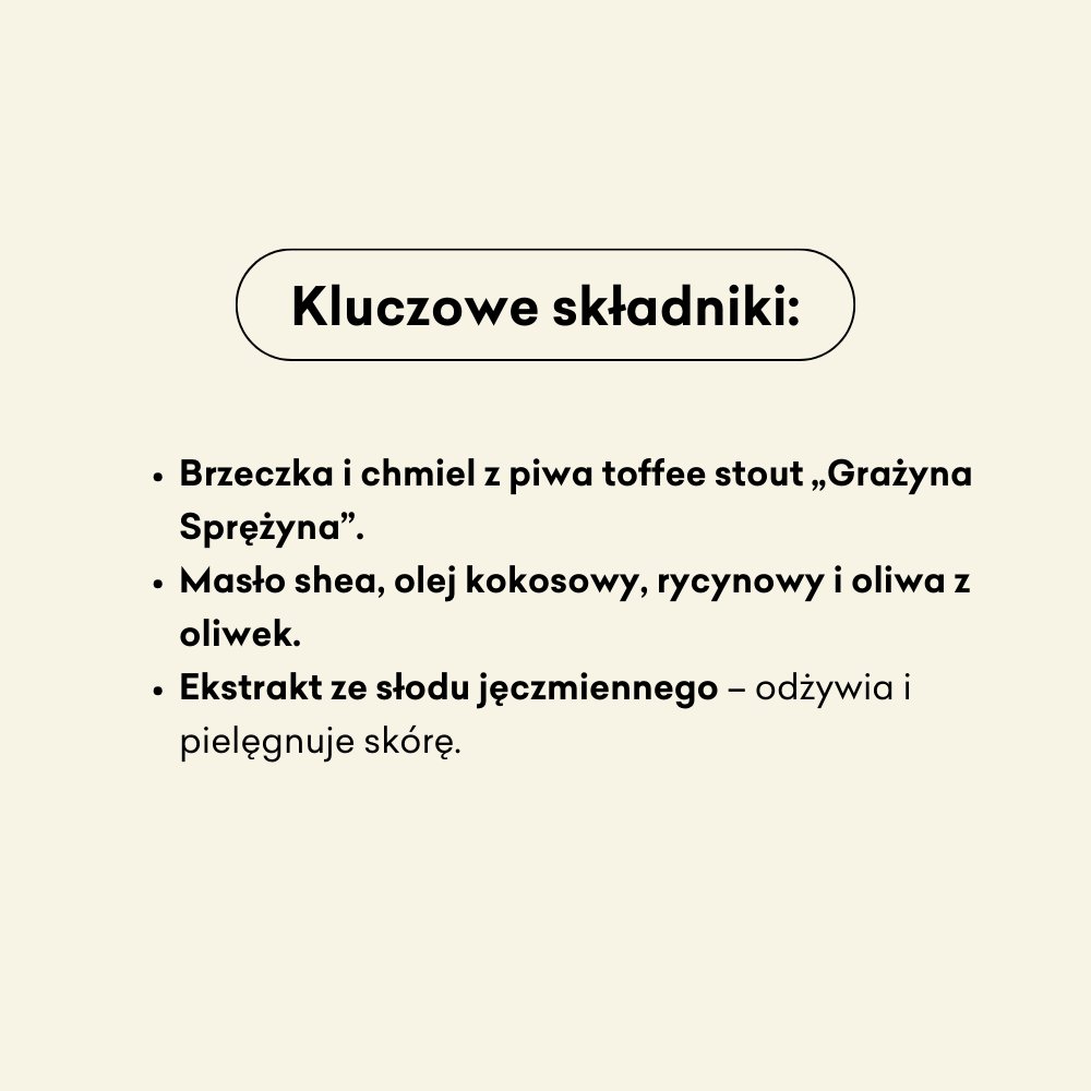 Mydło naturalne Piwne z brzeczką i chmielem w papierowym opakowaniu – edycja Waszczukowe