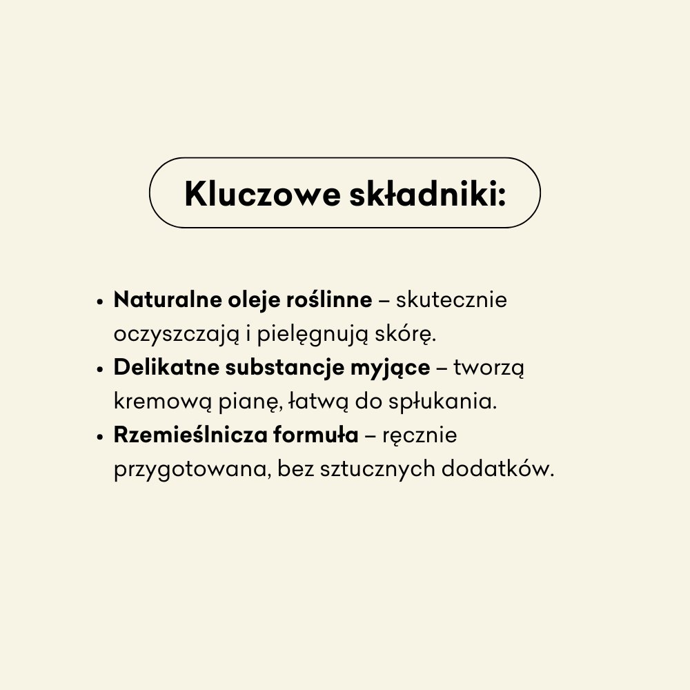 Mydło Set - zestaw 4 mini mydeł: naturalne oleje roślinne, delikatne substancje myjące, rzemieślnicza formuła.