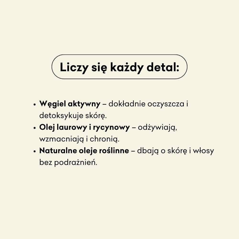 Mężny Duet: Wyrwidąb i Waligóra - zestaw naturalnych mydeł: węgiel aktywny, olej laurowy, rycynowy, naturalne oleje roślinne.