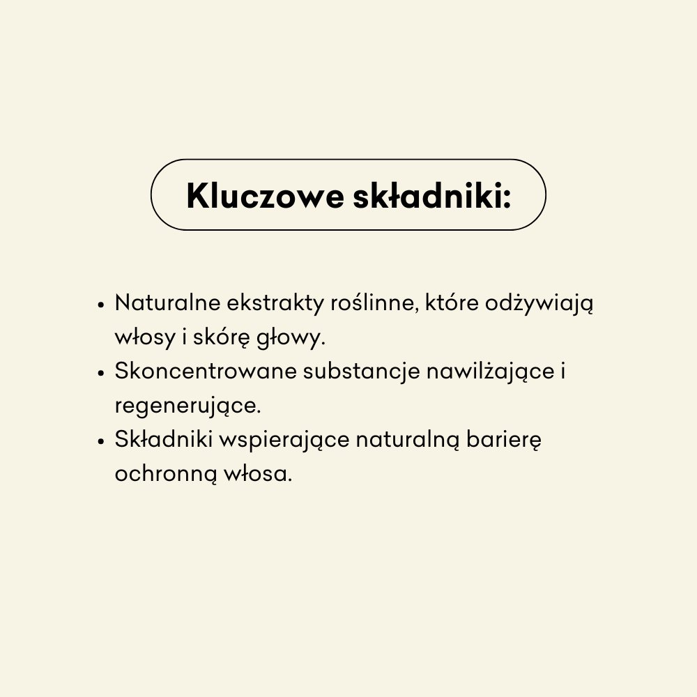 Włosopak duet: maska + szampon kluczowe składniki: naturalne ekstraty roślinne, substancje nawilżające i regenerujące.