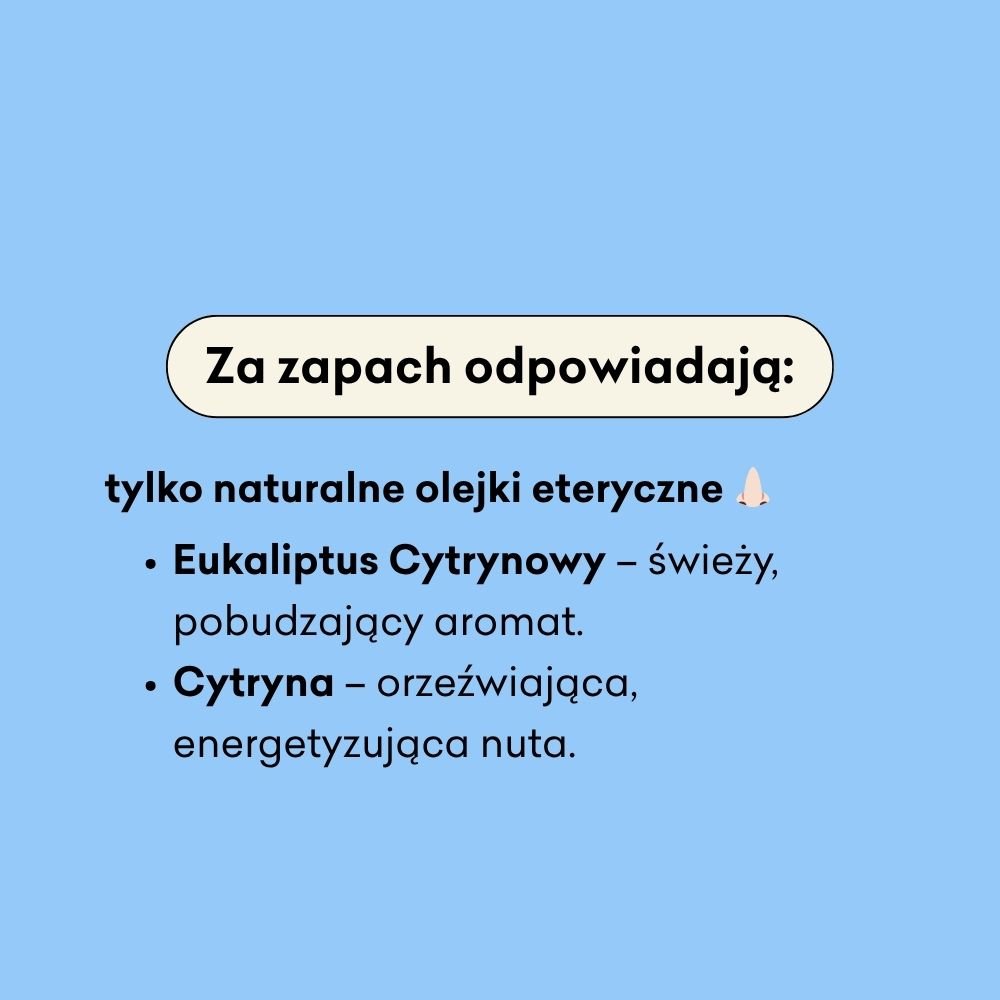 Eukaliptus Cytrynowy - superlekki olejek do ciała za zapach odpowiadają tylko naturalne olejki eteryczne.