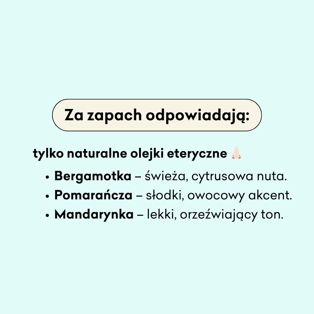 Odżywka do włosów w kostce za zapach odpowiadają tylko naturalne olejki wteryczne.