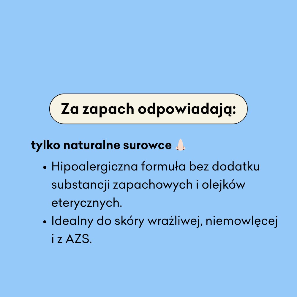 Kaczuszka - olejek do pielęgnacji hipoalergiczna formuła bez dodatku substancji zapachowych.