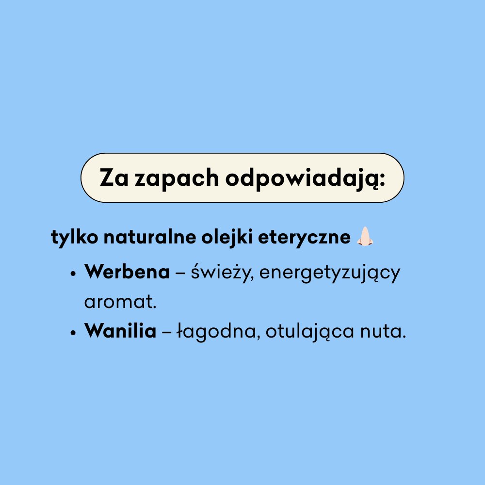 Peeling cukrowy Truskawka i Werbena za zapach odpowiadają tylko naturalne olejki eteryczne.