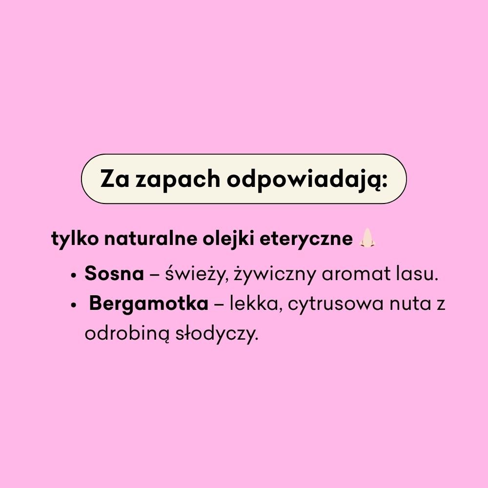Szampon dziegciowy w kostce za zapach odpowiadają tylko naturalne olejki eteryczne.