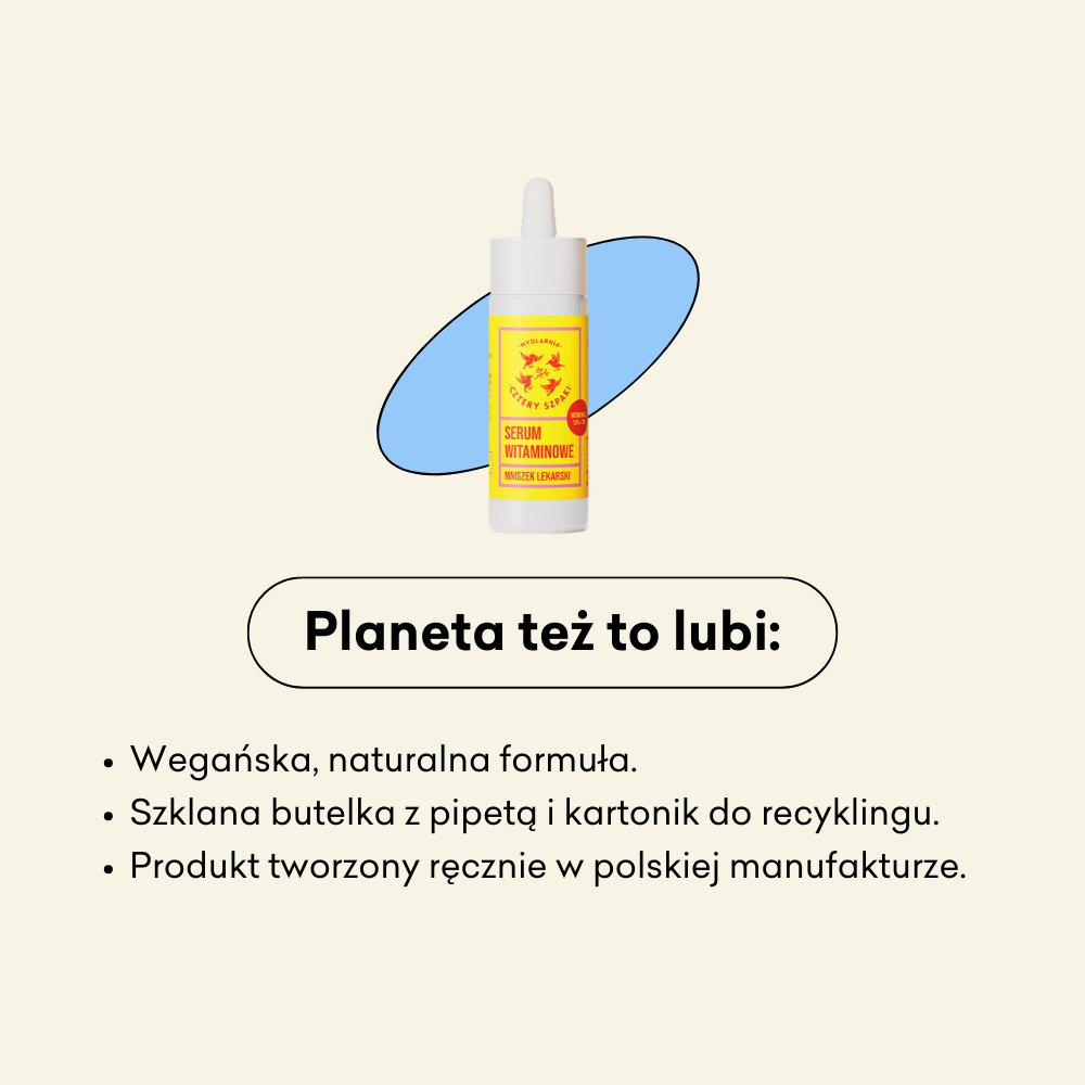 Serum Witaminowe Mniszek Lekarski wegańska, naturalna formuła.