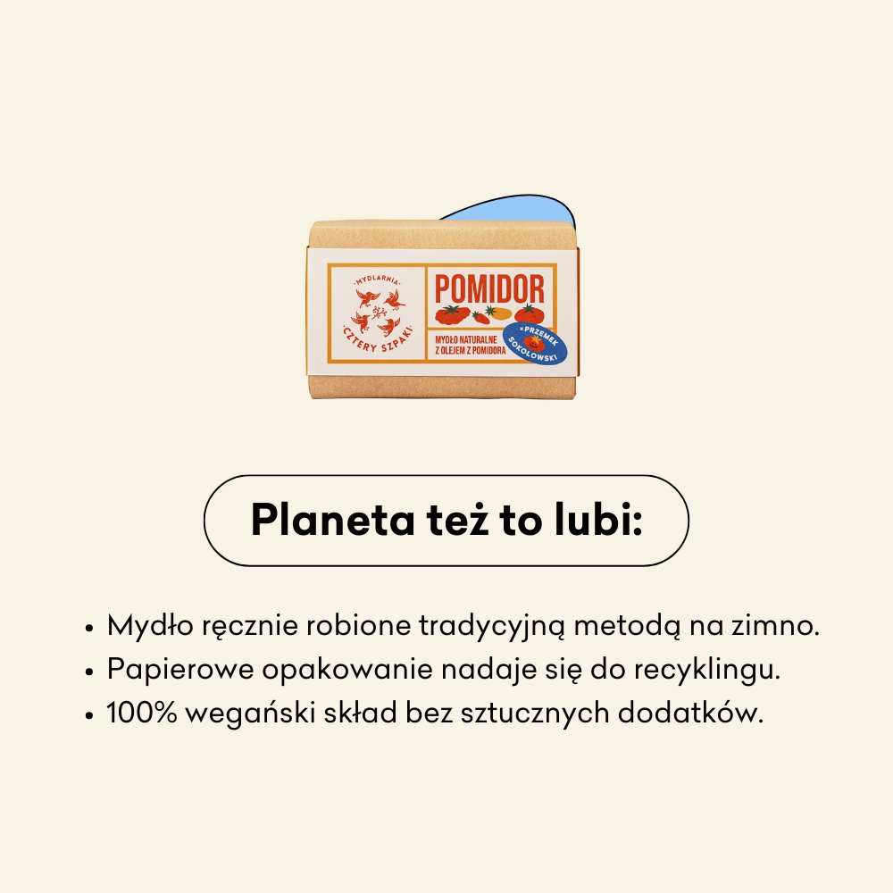 Pomidor x Przemek Sokołowski - naturalne mydło w kostce