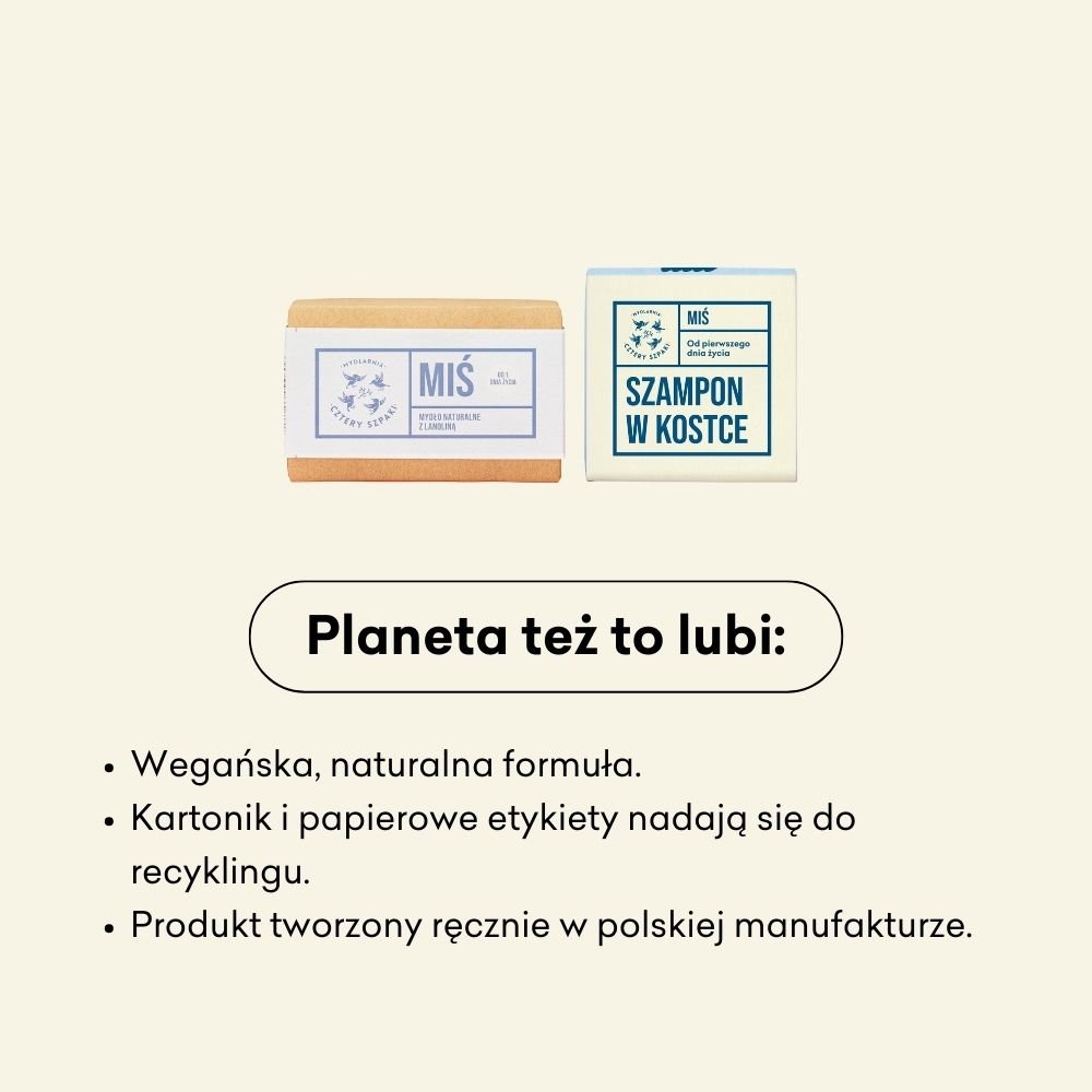 Zestaw Miś o wegańska, naturalna formuła. 