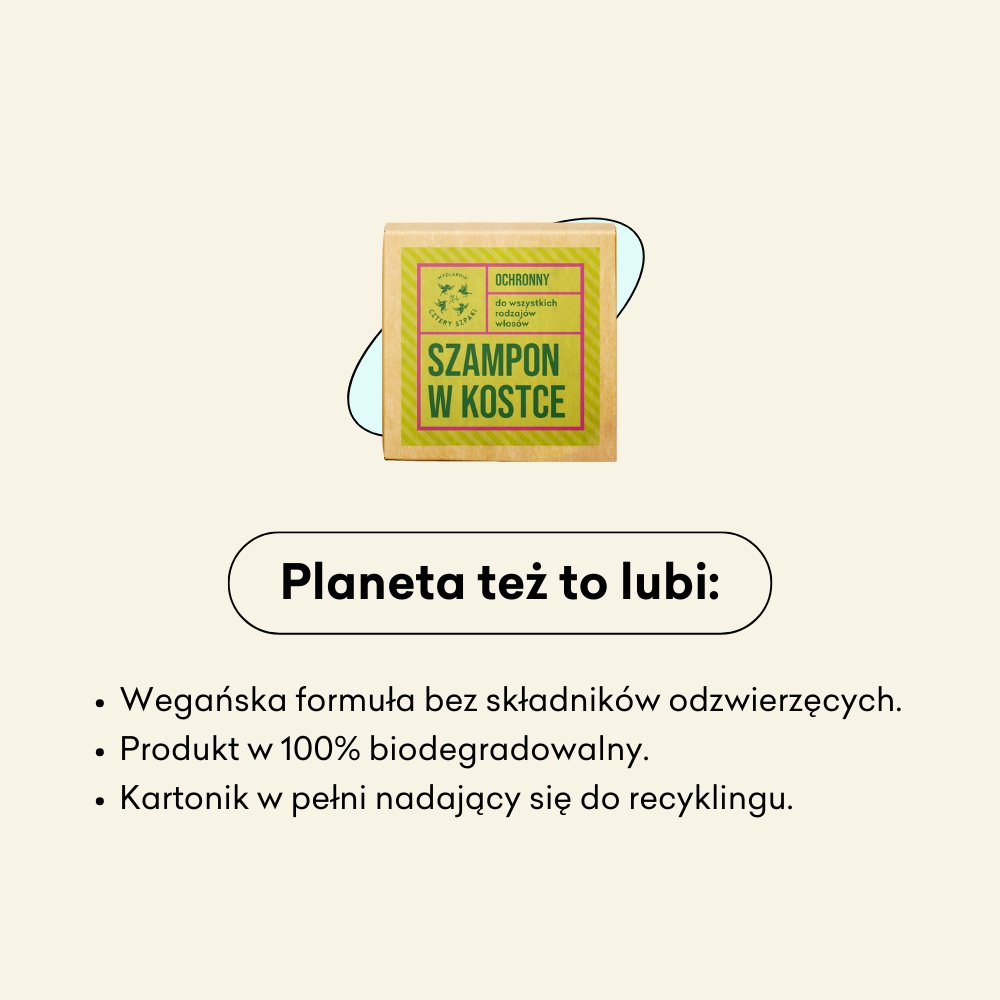 Ochronny szampon w kostce - Leśna Róża