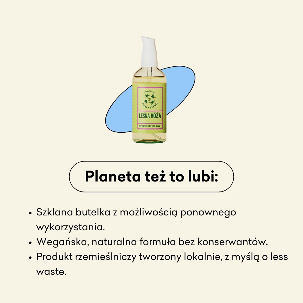 Leśna Róża - superlekki olejek do ciała