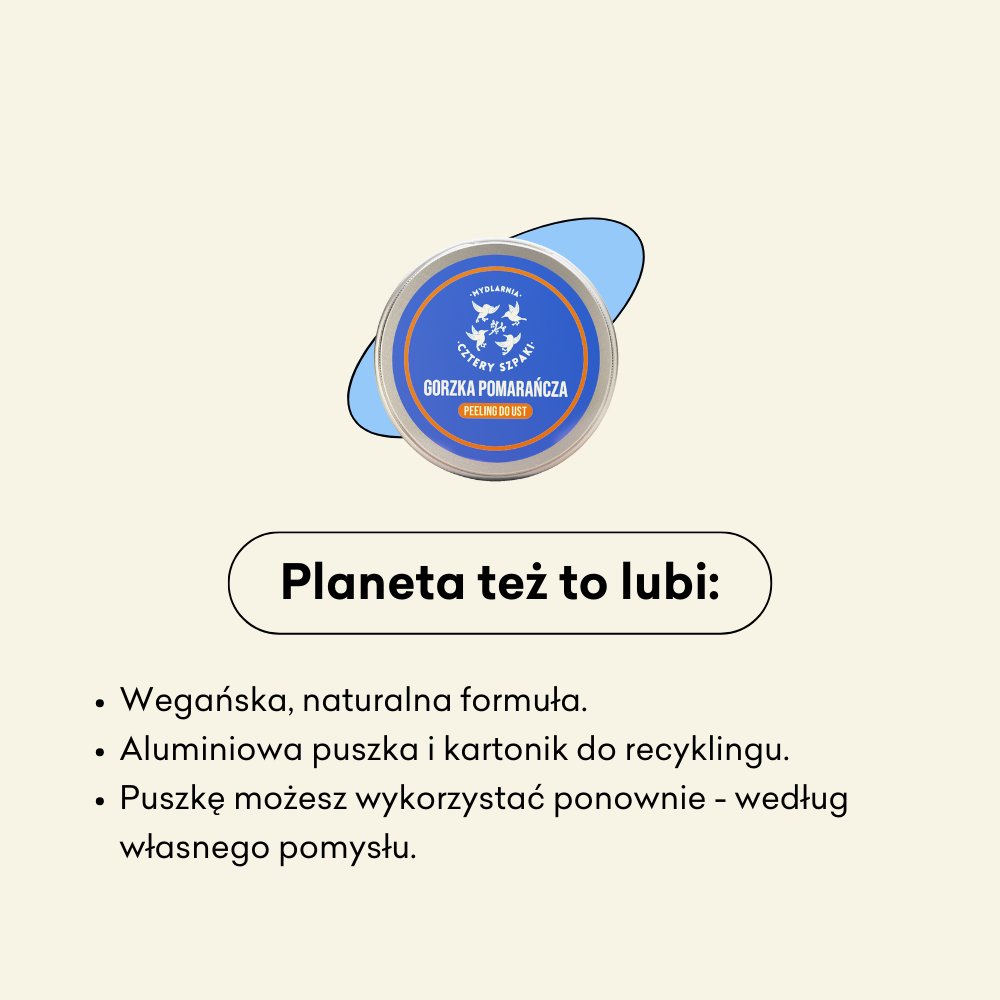 Gorzka Pomarańcza - peeling do ust