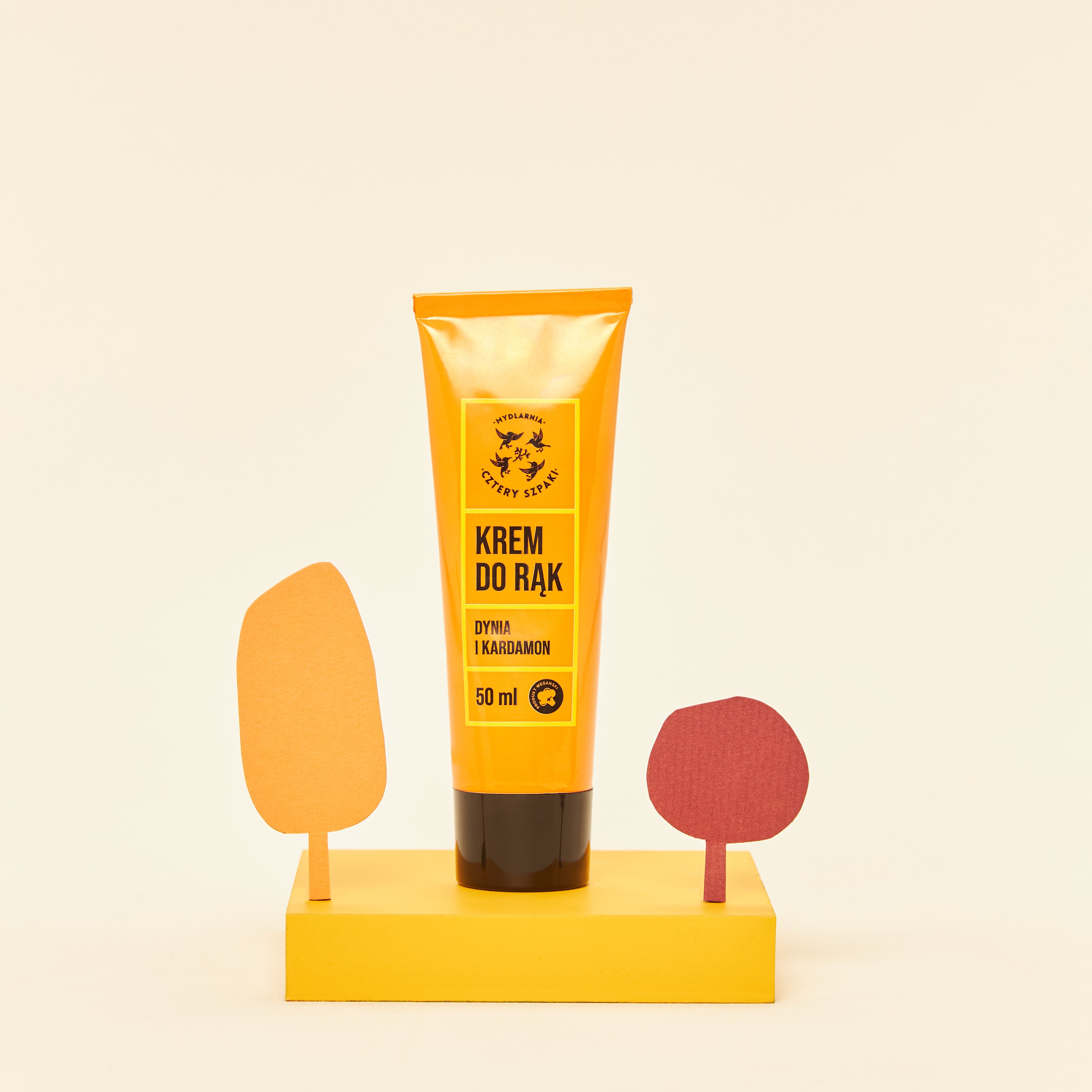 Krem do rąk Dynia i Kardamon w pomarańczowej tubce 50 ml