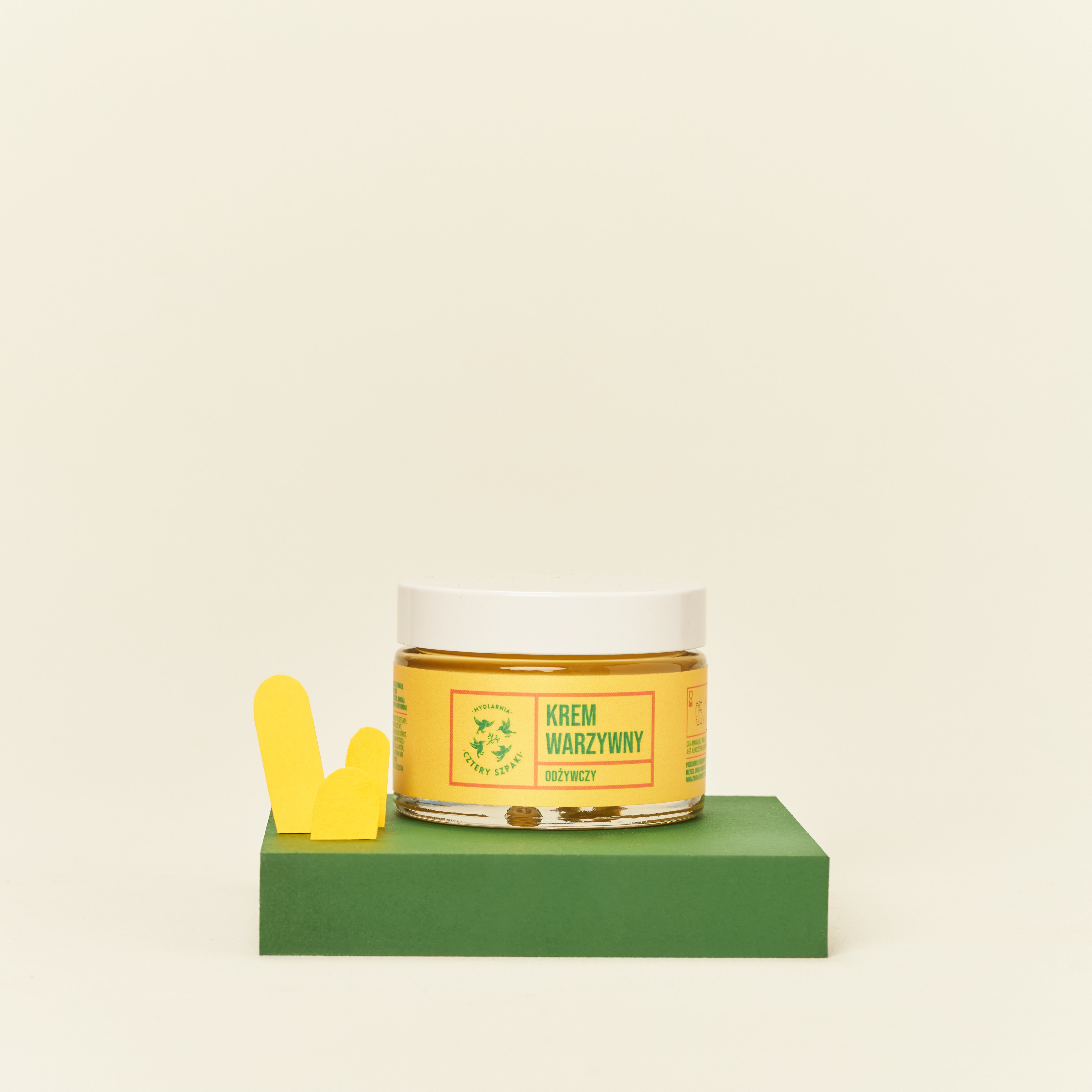 Odżywczy krem do twarzy Warzywny w szklanym słoiku 50 ml