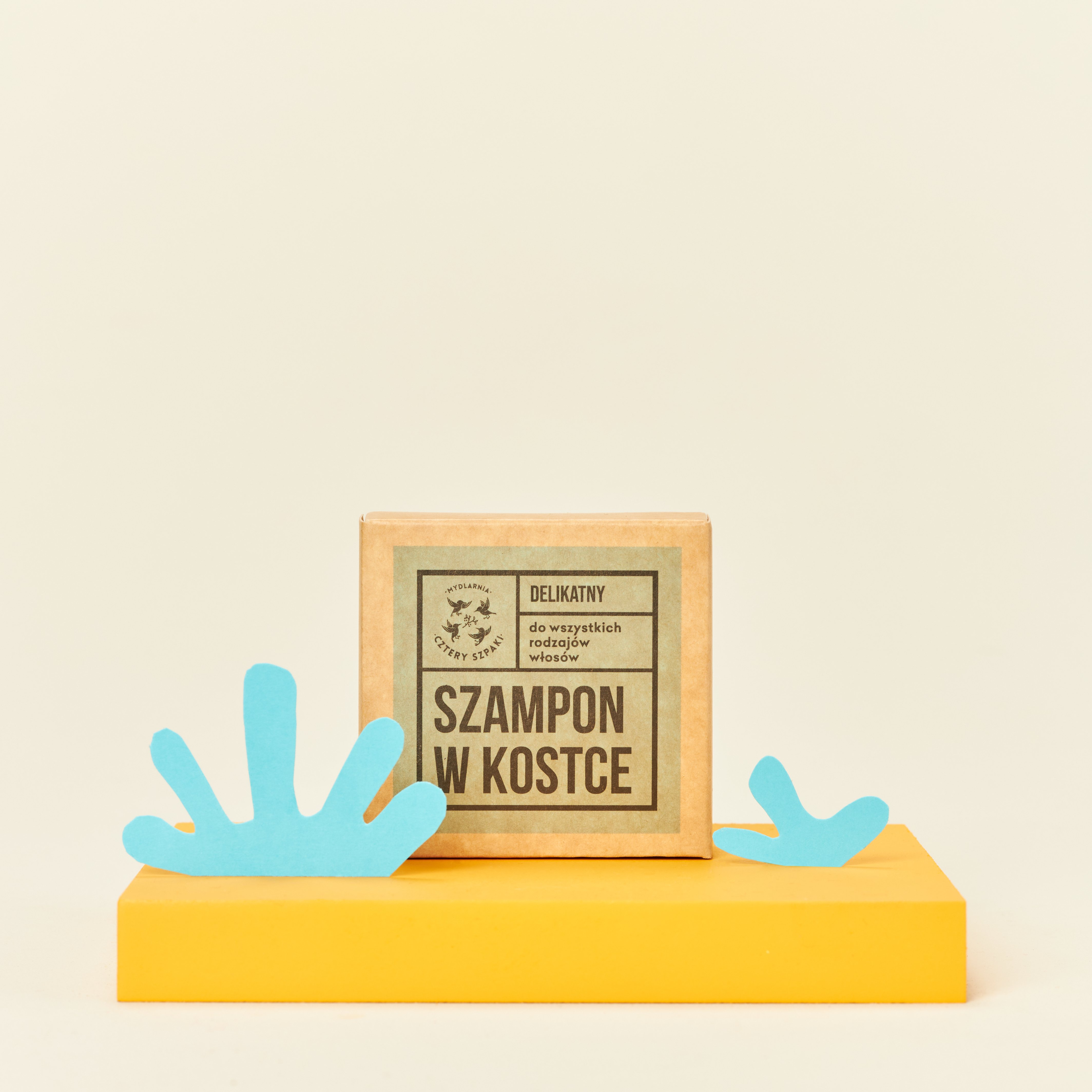 Szampon delikatny w kostce do wszystkich rodzajów włosów