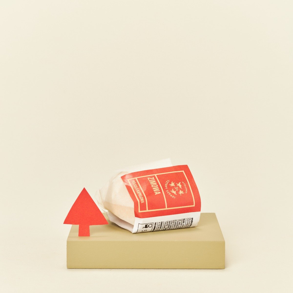 Półkula kąpielowa Zimowa w papierowym opakowaniu