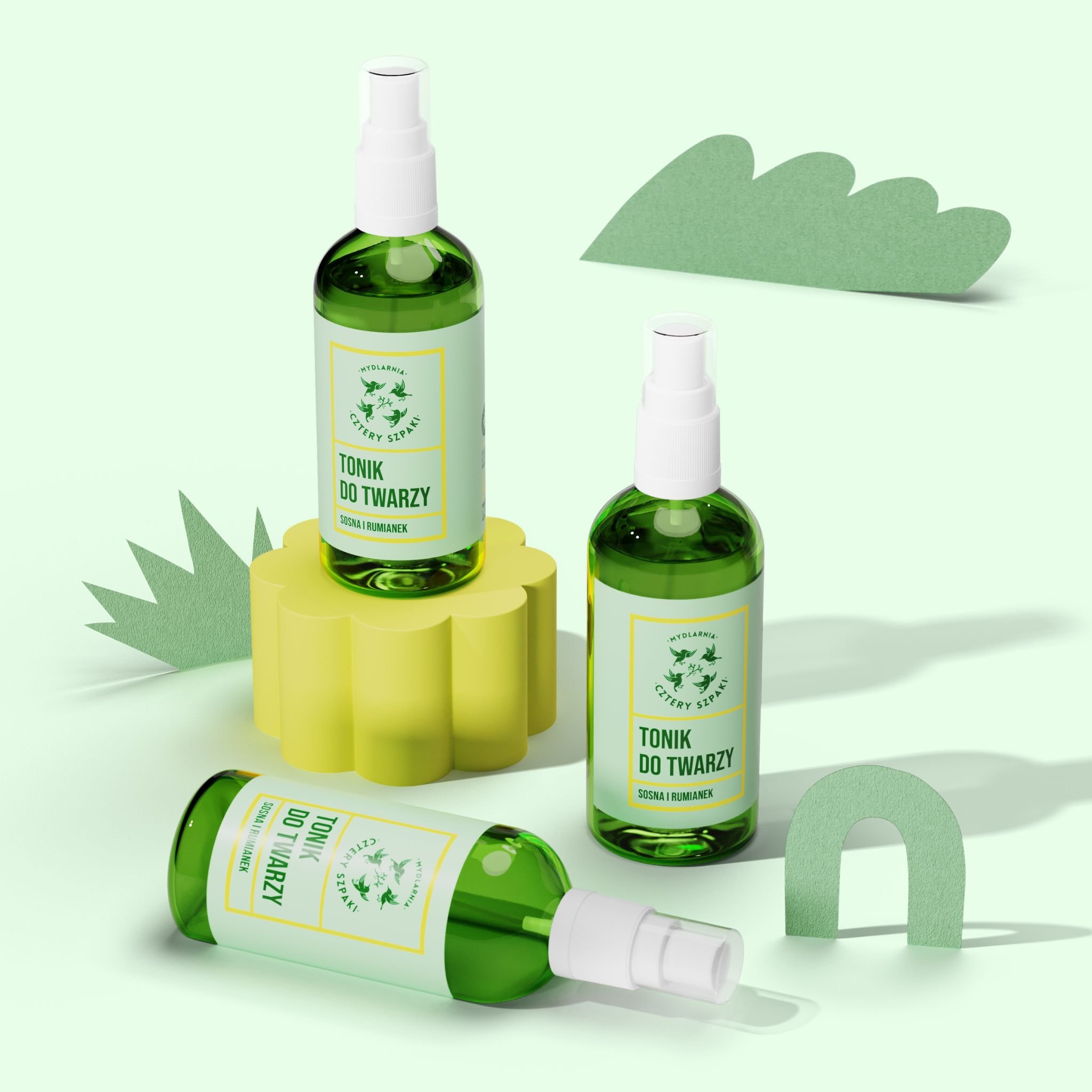 tonik do twarzy Sosna i Rumianek 4 Szpaki