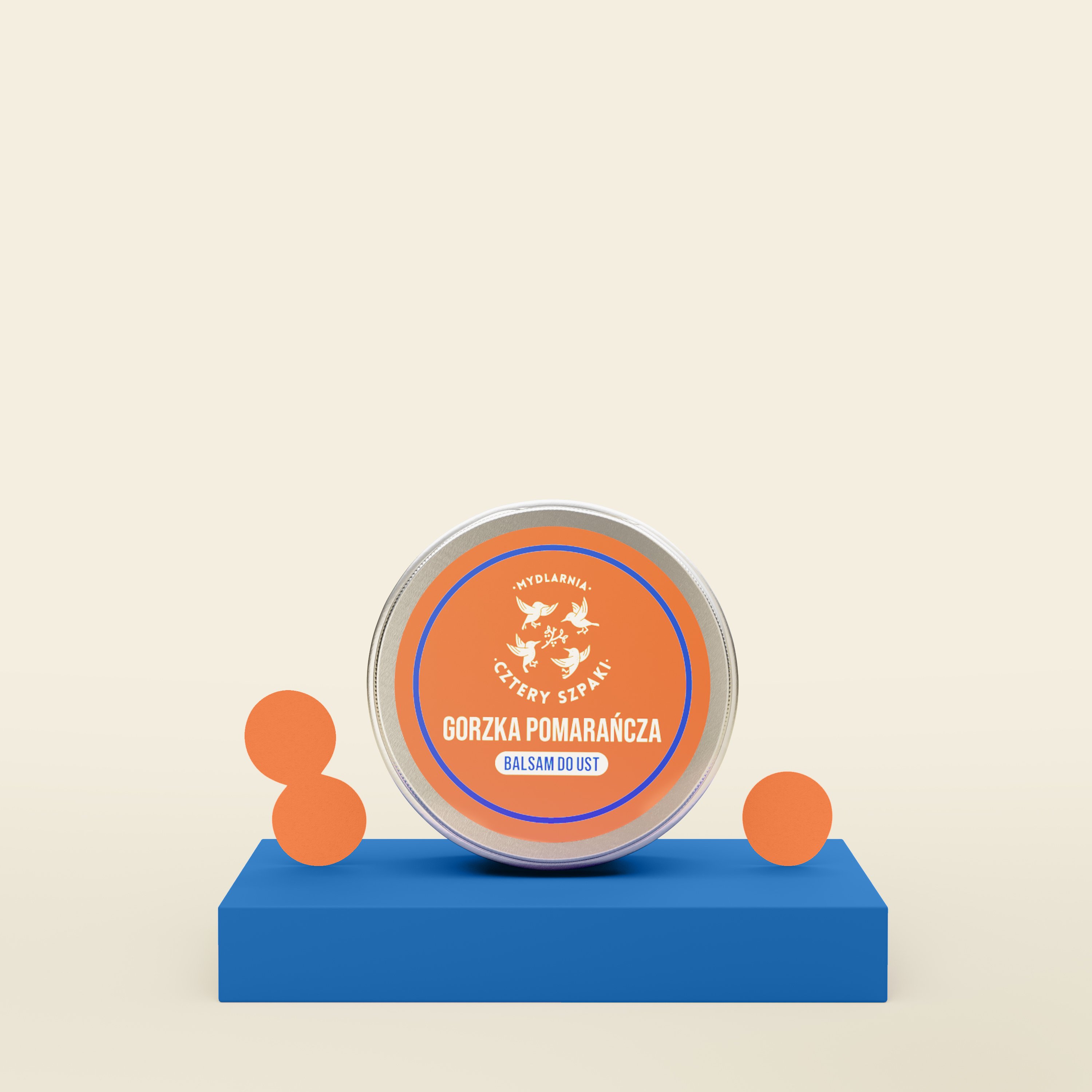 Balsam do ust Gorzka Pomarańcza w okrągłej puszcze, 4 Szpaki