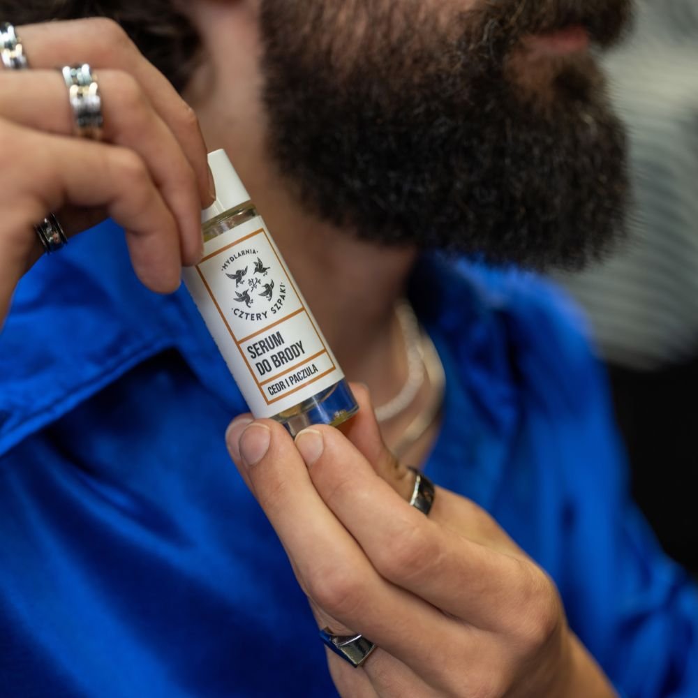 Cedr i Paczula - serum do brody