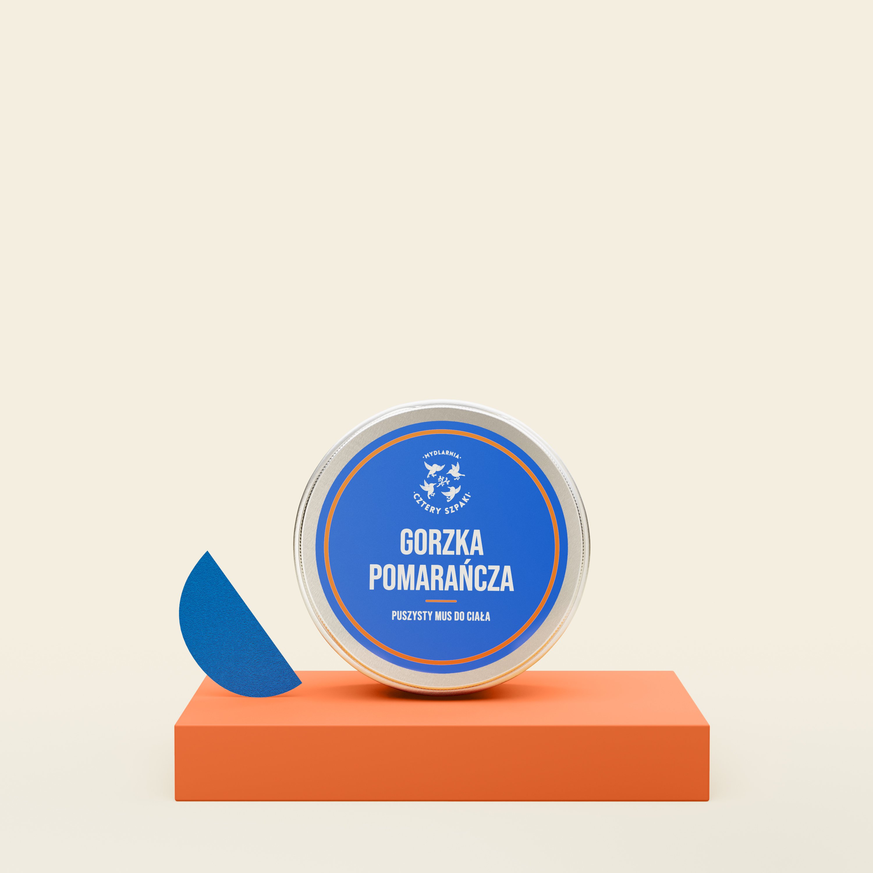 Mus do ciała Gorzka Pomarańcza w aluminiowej puszce. 