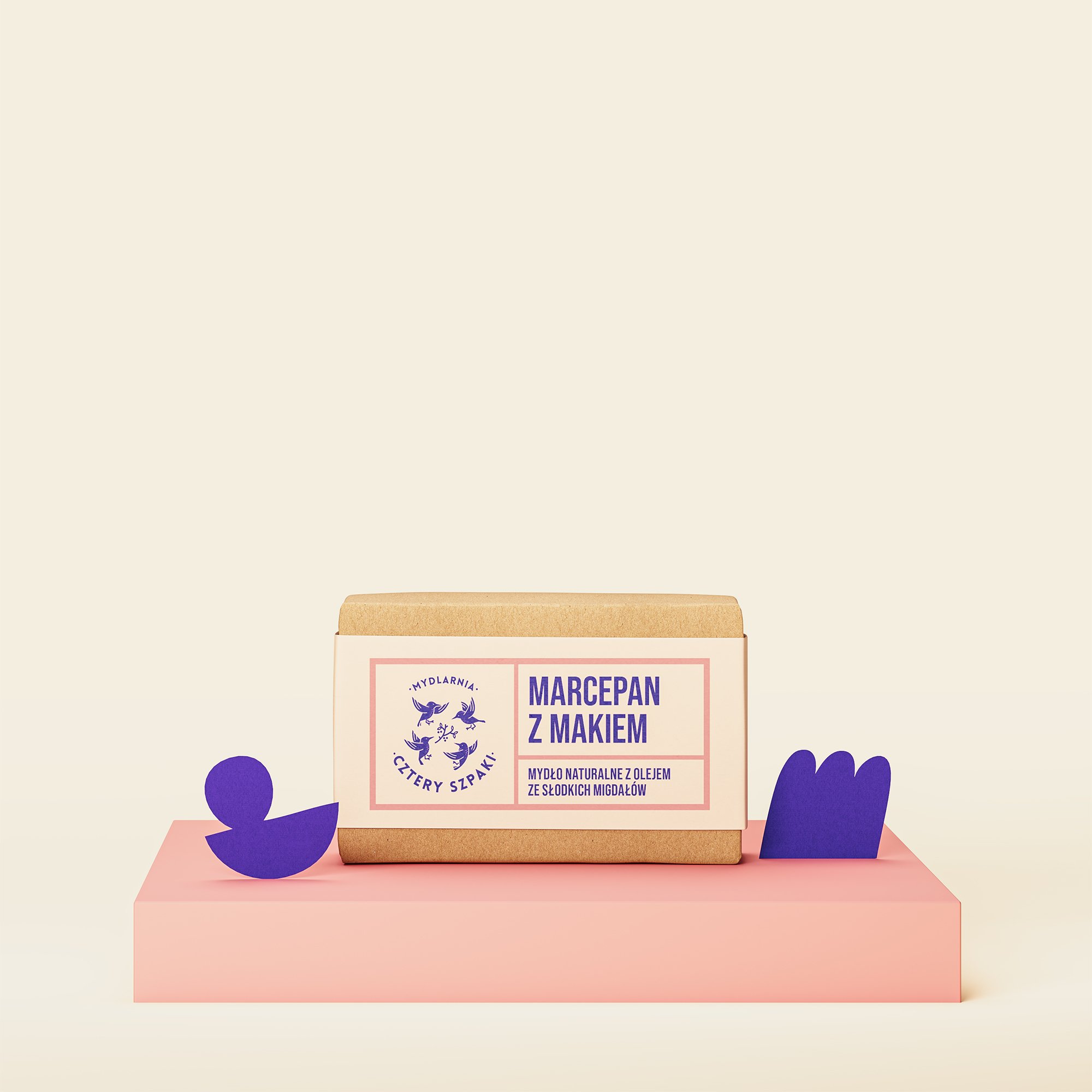 Mydło w kostce Marcepan z makiem