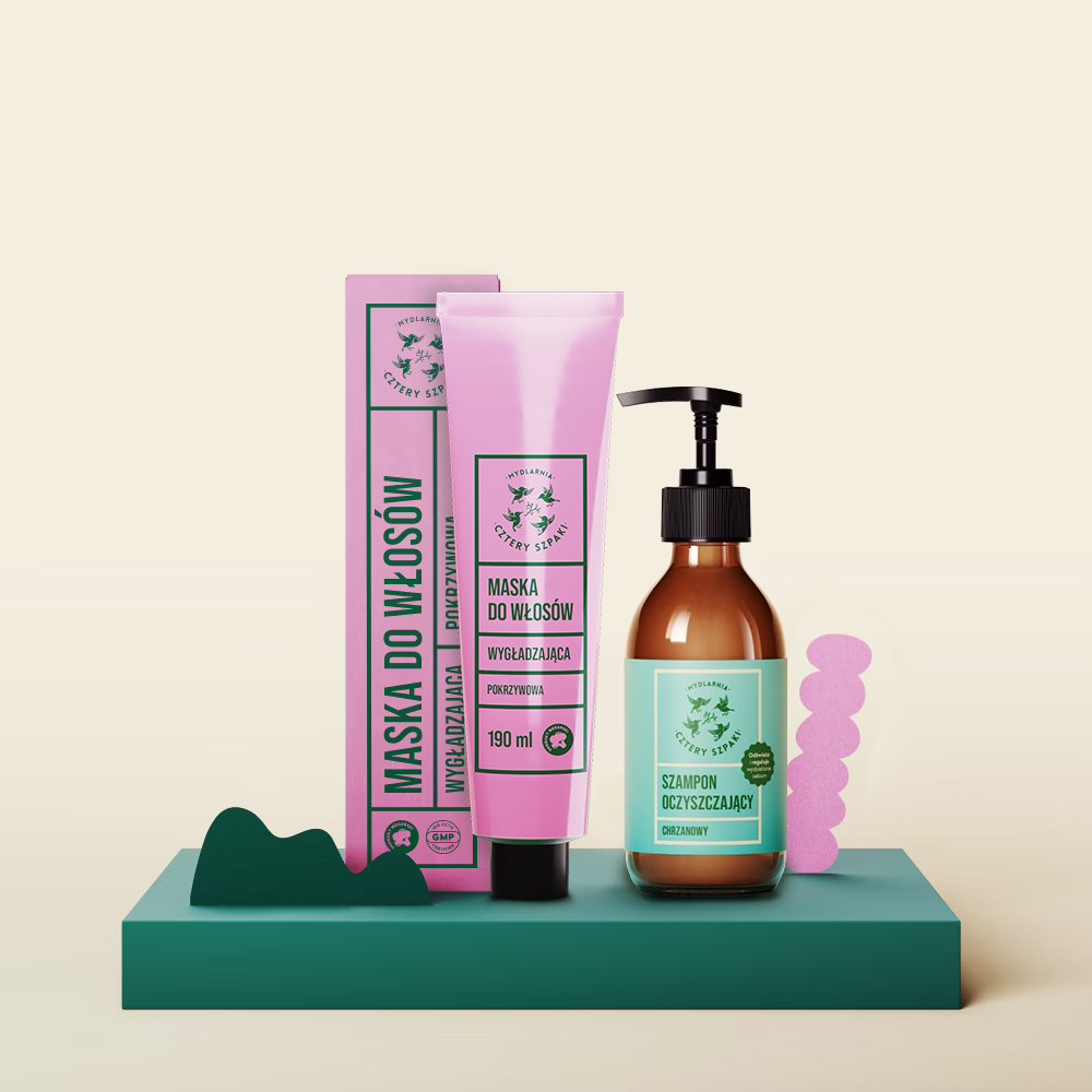 Zestaw kosmetyków wygładzających do włosów