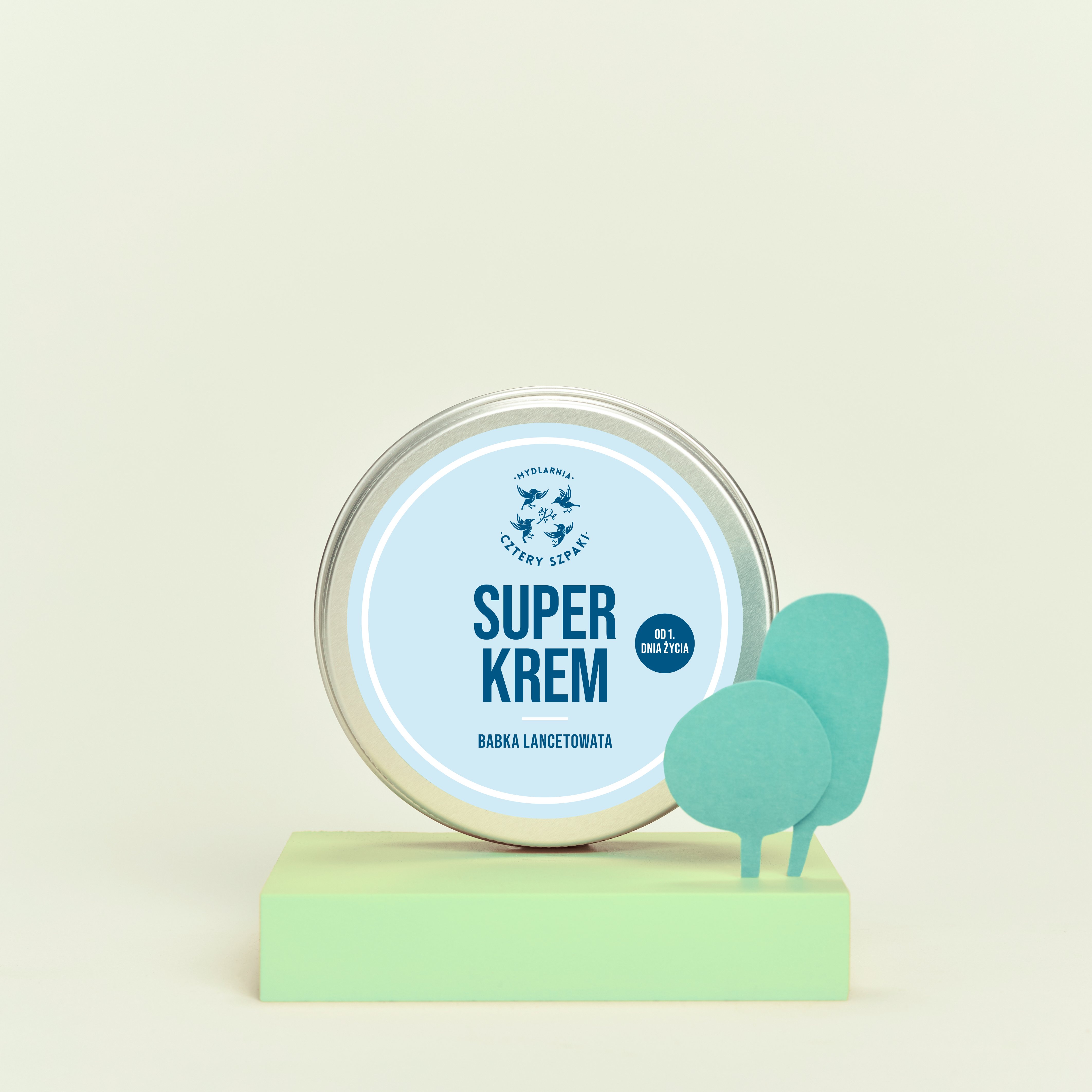 Superkrem - uniwersalny krem z babką lancetowatą od pierwszego dnia życia. 
