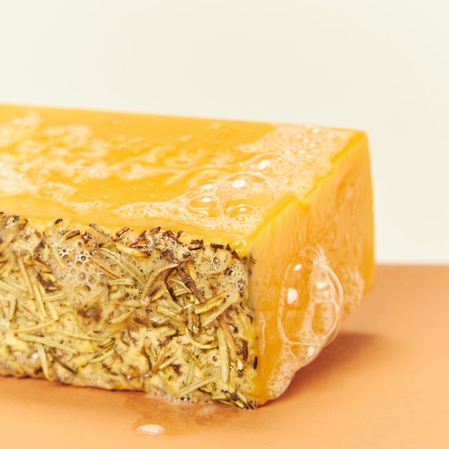 Pomarańcza i Rozmaryn - naturalne mydło w kostce