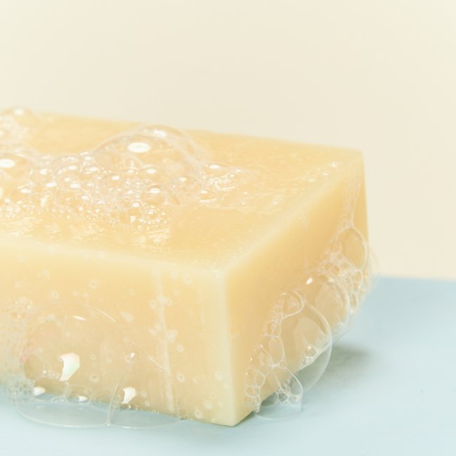 Miś z wegańską lanoliną - naturalne mydło w kostce