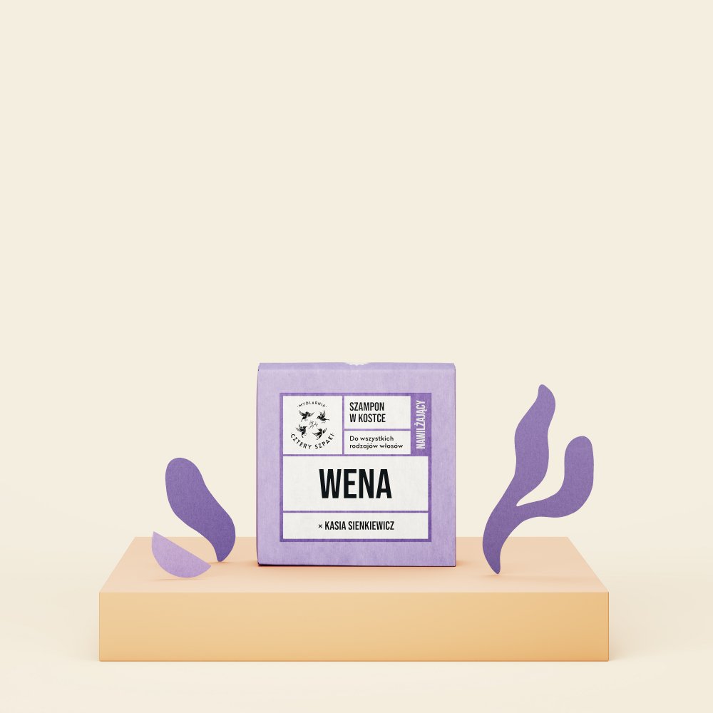 Nawilżający szampon w kostce WENA x Kasia Sienkiewicz