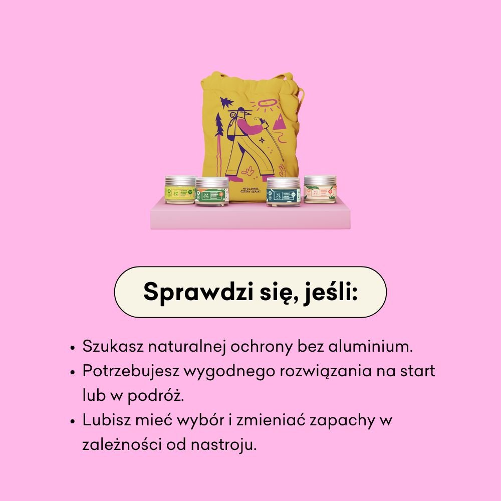 Deo set - zestaw 4 mini dezodorantów w kremie