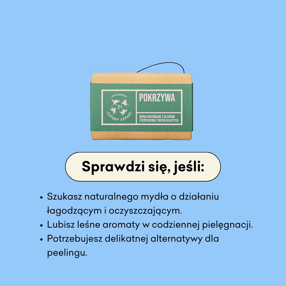 Pokrzywa - naturalne mydło w kostce