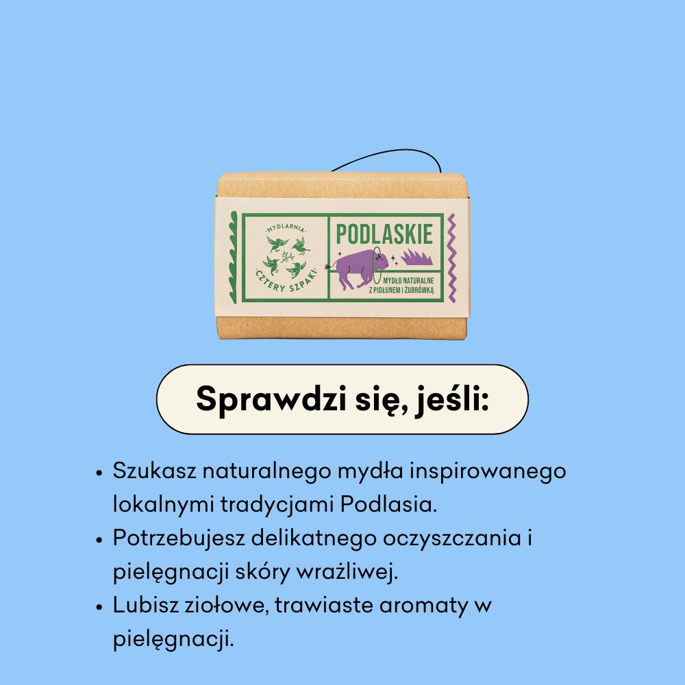 Mydło Podlaskie sprawdzi się, jeśli szukasz naturalnego mydła inspirowanego lokalnymi tradycjami Podlasia.