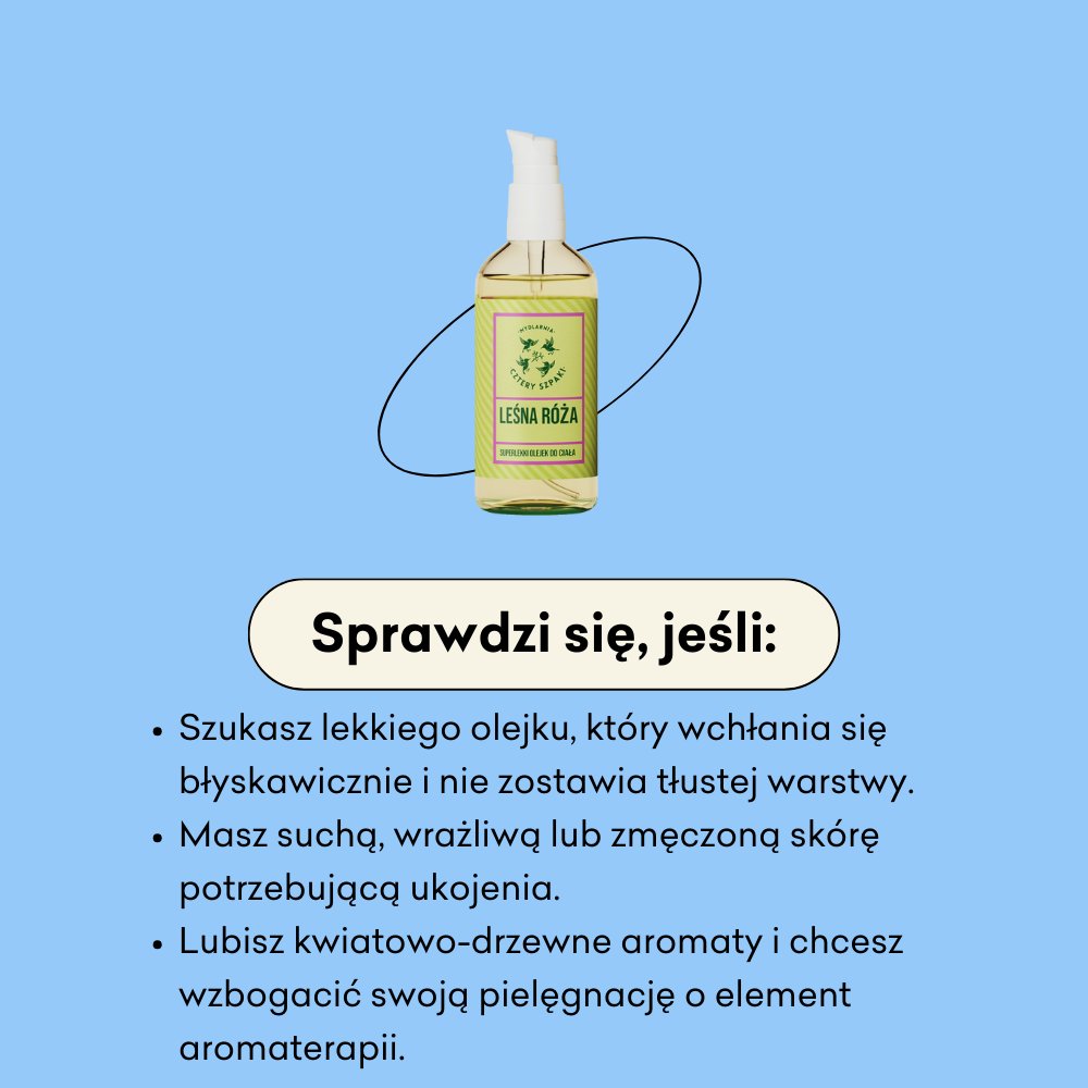 Leśna Róża - superlekki olejek do ciała