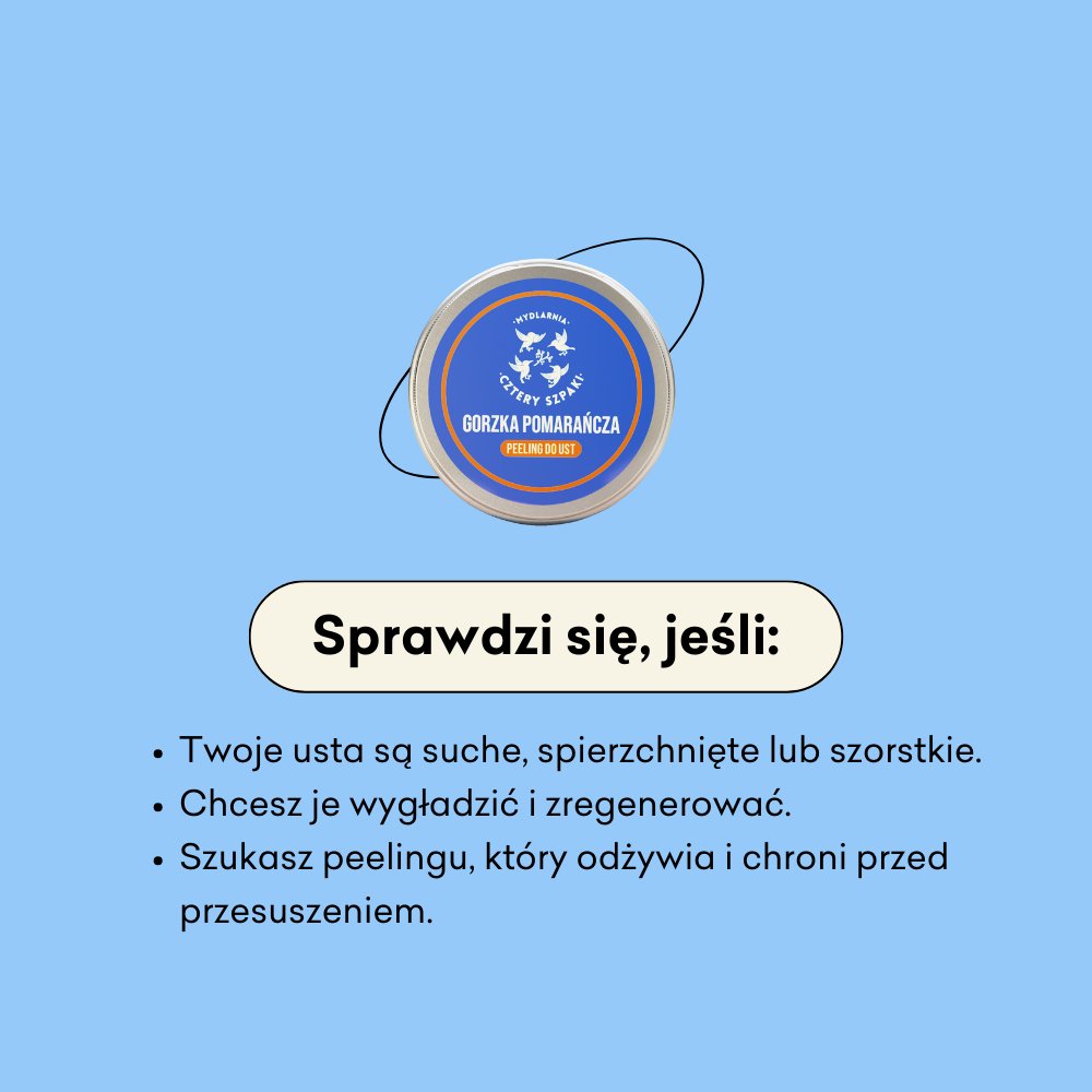Gorzka Pomarańcza - peeling do ust