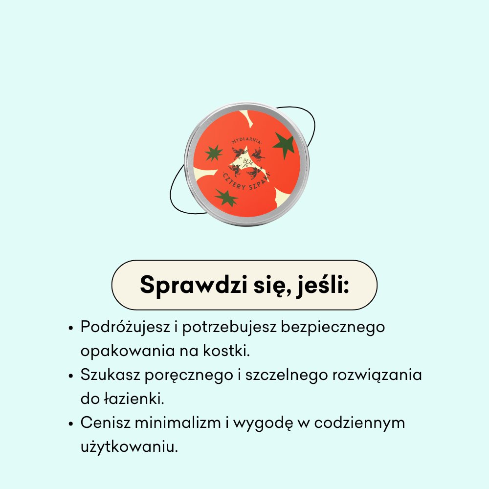 Okrągła puszka z ociekaczem na szampon/odżywkę 