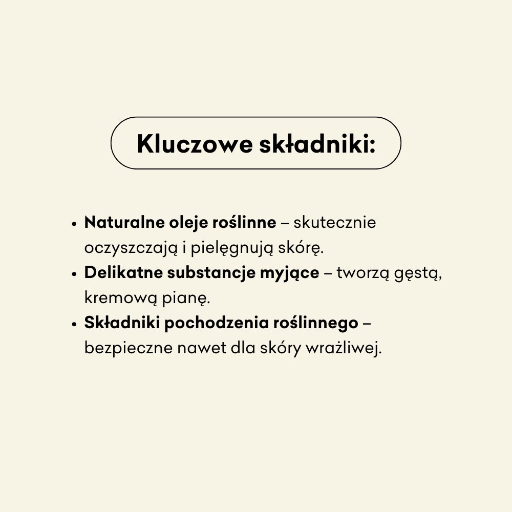 Dwupak mydeł w płynie naturalne oleje roślinne, delikatne substancje myjące, składniki pochodzenia roślinnego.