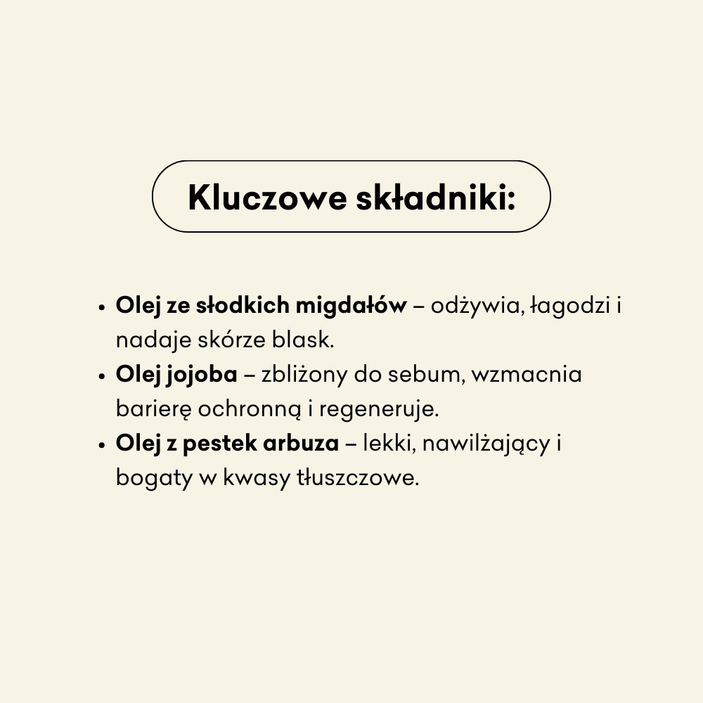 Lawenda i Ylang - superlekki olejek do ciała, składniki olej ze słodkich migdałów, olej jojoba, olej z pestek arbuza.