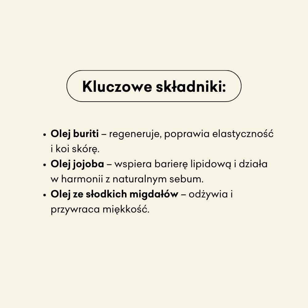 Neroli i Mandarynka - superlekki olejek do ciała kluczowe składniki: olej buriti, jojoba, ze słodkich migdałów.