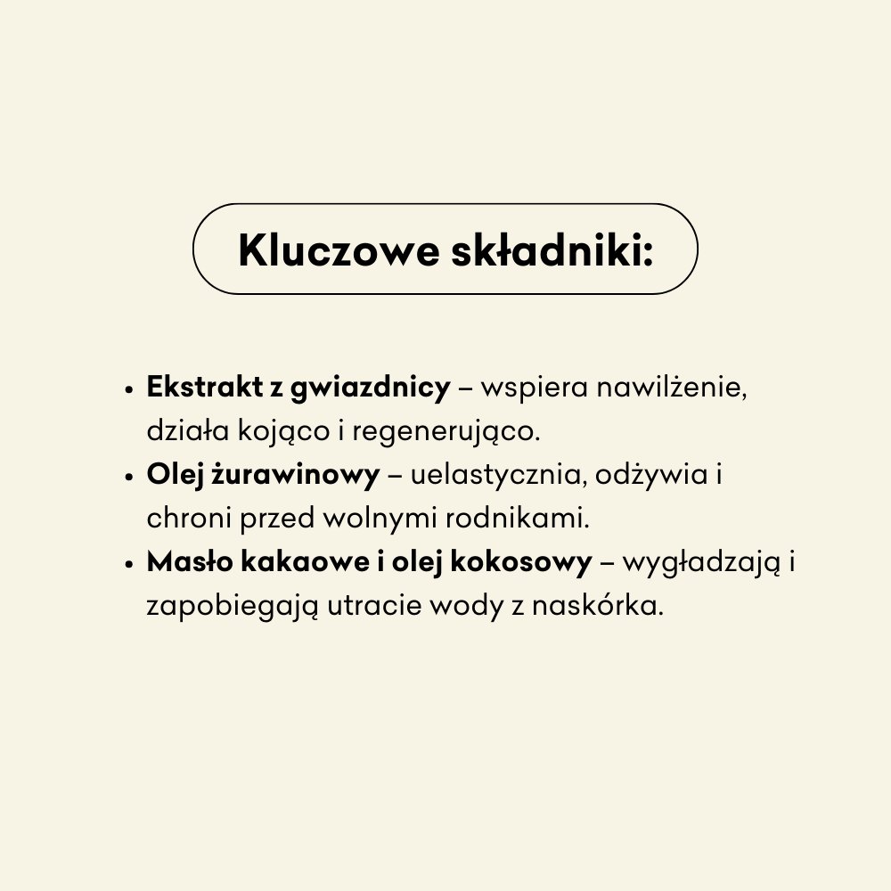 Gwiazdnica i Żurawina - masło do ciała