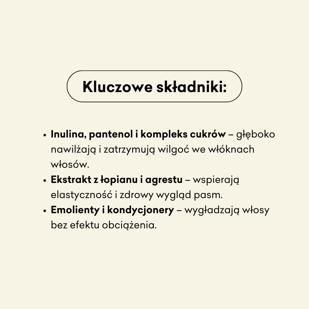 Naturalna odżywka do włosów — nawilżająca