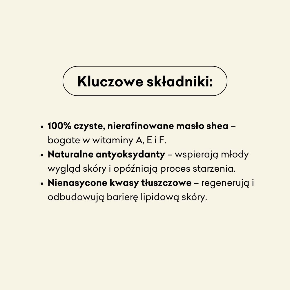 Shea 100% czyste nierafinowane masło shea