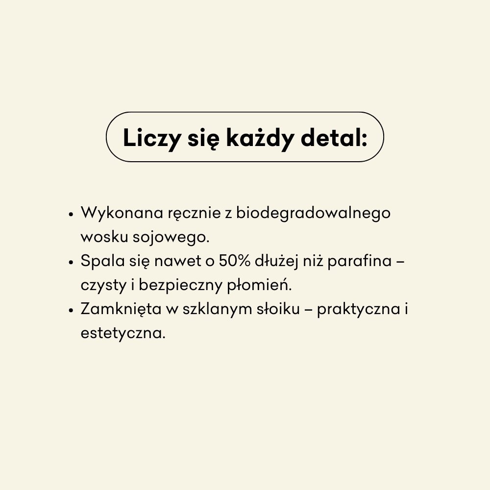 Rudzik - korzenna świeca sojowa wykonana ręcznie.